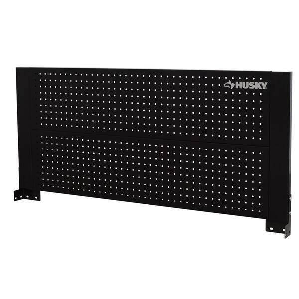 46 in. Black Steel Pegboard Attachment
