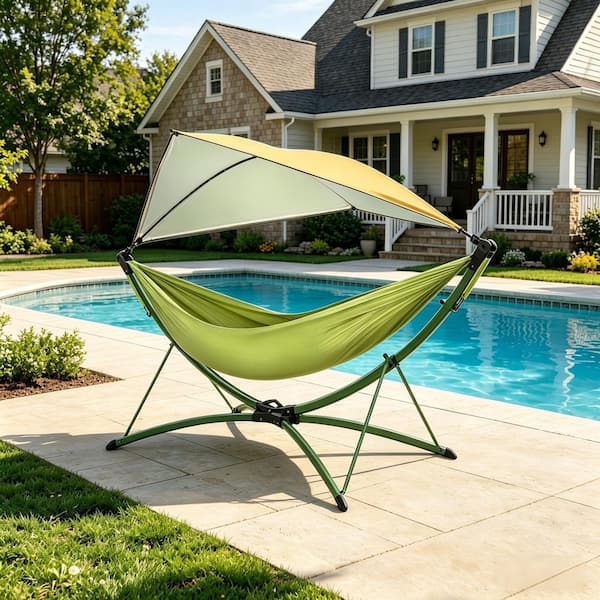 Tatayosi 5.71 ft. L Outdoor Patio Porch Swing, 2-Seat Hanging
