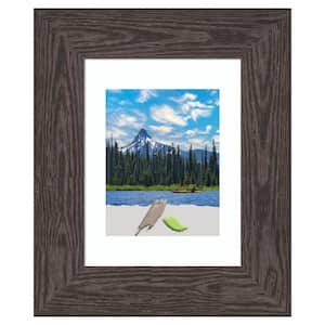 Bridge Black Wood Picture Frame Opening Size 11 x 14 in. (Matted To 8 x 10 in.)