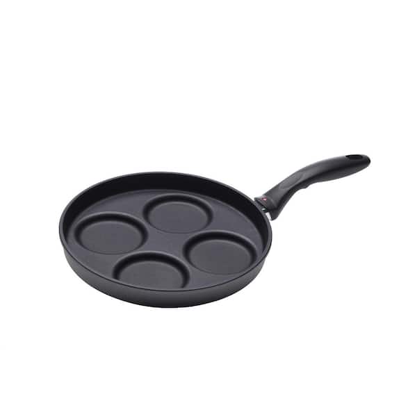 Swiss Diamond HD Classic 10.25 in. Plett Pan (Swedish Pancake Pan) Nonstick Diamond Coated Aluminum