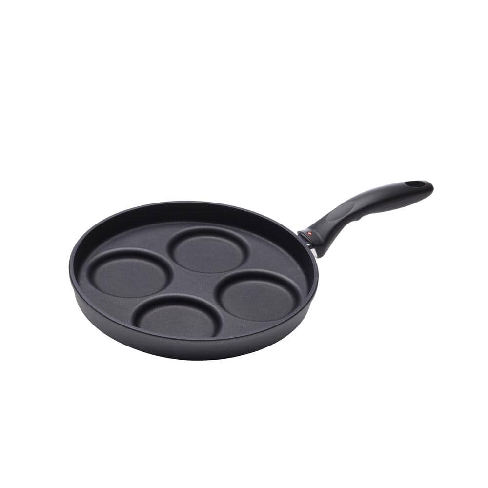 Non Stick Frying Pan Fry Reversible Flip Egg Omelet Pancake Maker Round  Folding