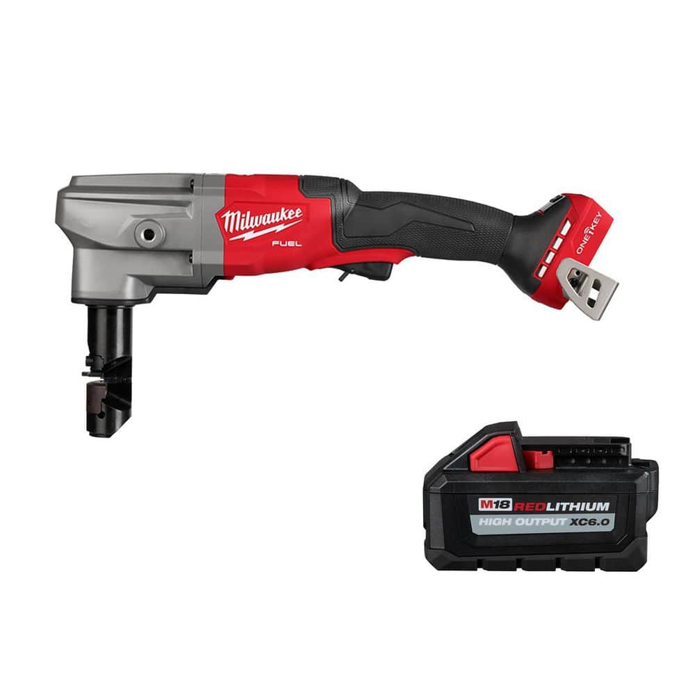 M18 FUEL 18V Lithium-Ion Brushless Cordless 10-Gauge Variable Speed Nibbler with (1) 6.0 Ah Battery price history on PriceWatchPro