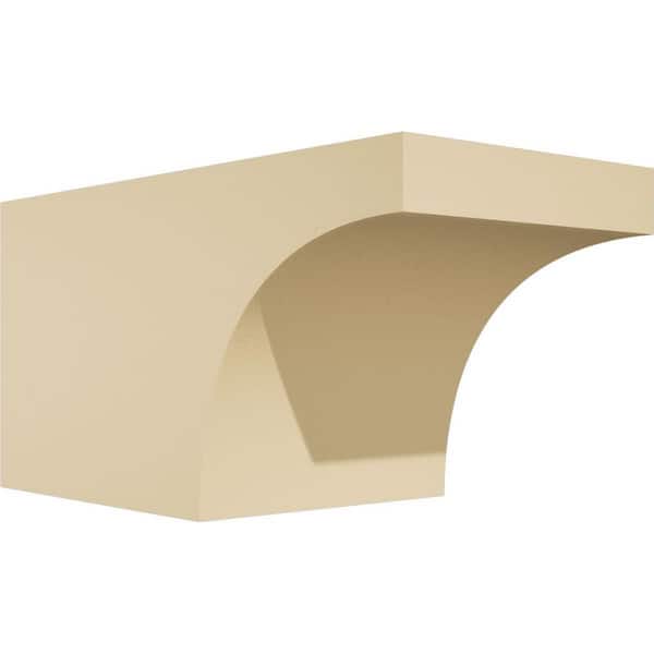 Ekena Millwork Standard Huntington 6 in. W x 6 in. H x 12 in. D Signature Urethane Rafter Tail Outlooker