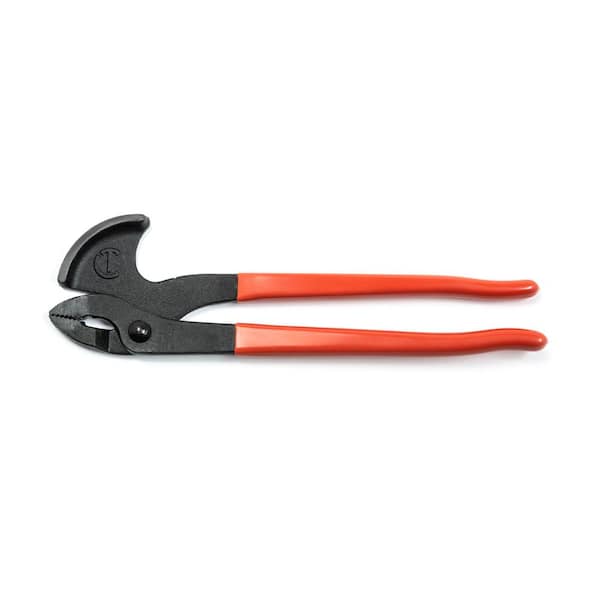 Crescent 11 in. Nail Pulling Pliers with Rolling Leverage Head and Dipped Grips