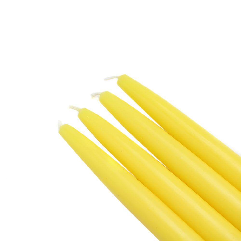 UPC 685024158335 product image for Zest Candle 6 in. Yellow Taper Candles (12-Set) | upcitemdb.com