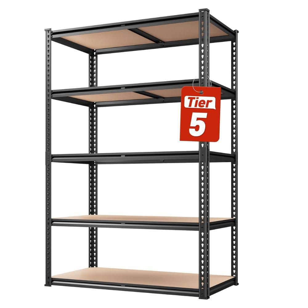 Boltless c/w 5-Tier Adjustable Shelf Units (H 72 x D 12 x L 36 in ...