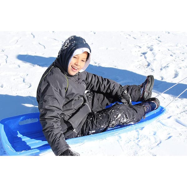Slippery Racer Downhill Xtreme Red Adults and Kids Plastic Toboggan Snow Sled SR980R - The Home Depot Slippery Racer Downhill Xtreme Red Adults and Kids Plastic Toboggan Snow Sled SR980R - The Home Depot