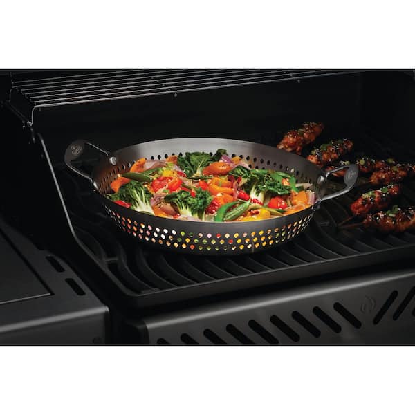 Stainless Steel Grilling Wok