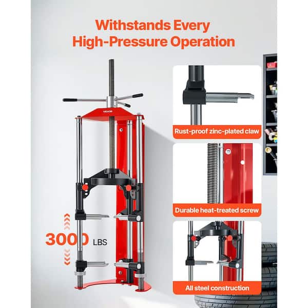VEVOR Strut Spring Compressor, 4-Level Adjustment, Multi-Purpose
