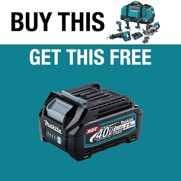 40-Volt max XGT Brushless Cordless 5-piece Combo Kit (Hammer Drill/Impact/Recip Saw/Circular Saw/Flashlight) 4.0Ah