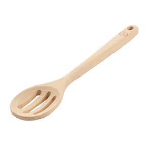 14 Inch Beech Wood Slotted Spoon