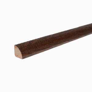 Quarter Round Matte Eisen 0.75 in. T x 0.75 in. W x 78 in. L Hardwood Trim