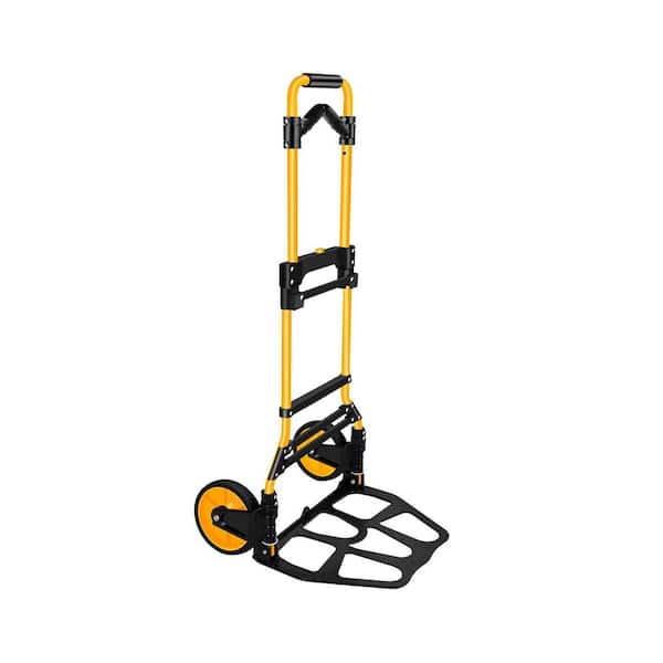 Upgraded Series 350 lb. Capacity Hand Truck with Telescoping Handle, Rubber Wheels and Aluminum Frame