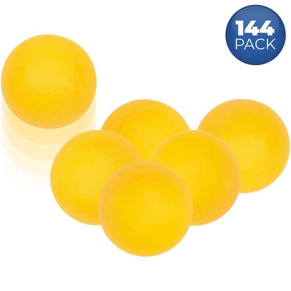 Mini Ping Pong Table Tennis Ball 100 Pack All Orange 31mm 1.25 Inch Arts Crafts 