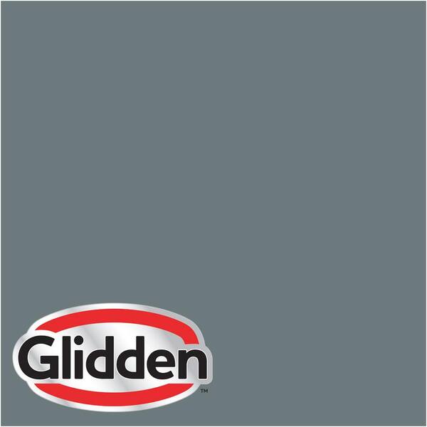 Glidden Premium 1 gal. #HDGCN26U Grey Green Wetland Semi-Gloss Interior Paint with Primer