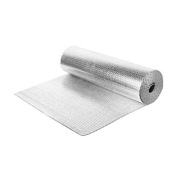 24 in. x 100 ft. Radiant Barrier Energy Saving Bubble Reflective Aluminum Foil Insulation