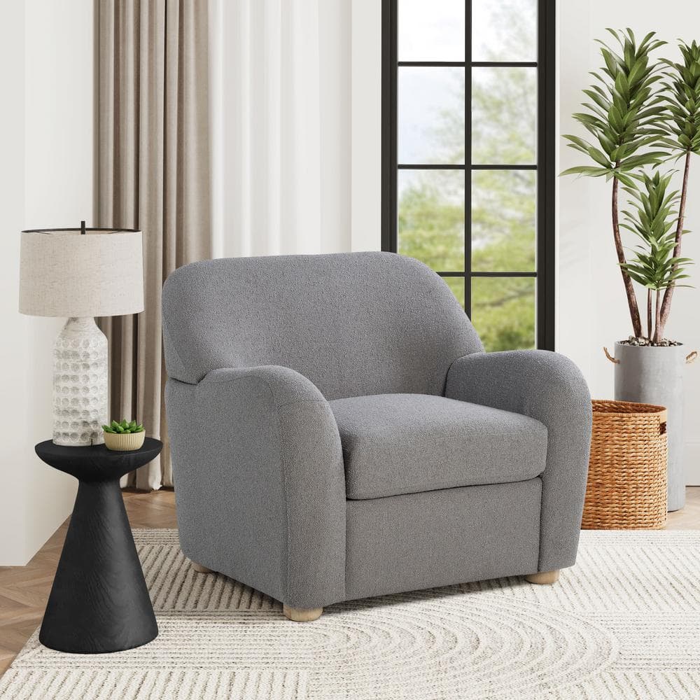 Gleason Grey Polyester Armchair