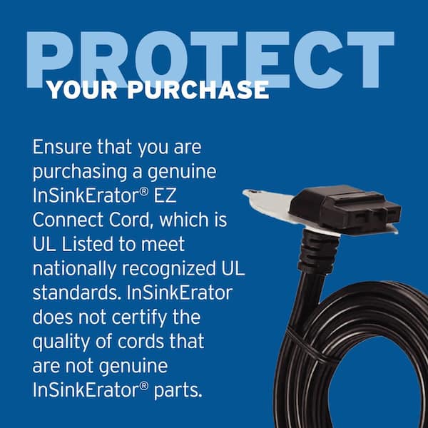 InSinkErator PRO750CORD Pro Series 3/4 HP Food Waste Disposal – Evolution Technology, MultiGrind 2-Stage, SoundSeal, Power Cord Included