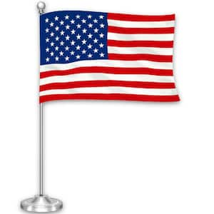 0.68 ft. x 0.45 ft. Polyester USA Desk Printed Flag 300D (1-Pack)