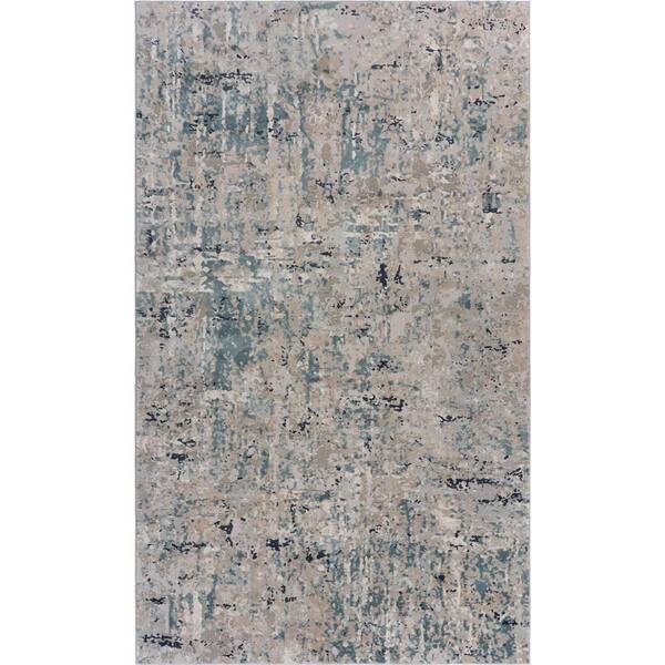 Neutral Gray Blue Taupe Cream 7 Ft, Cream Gray And Blue Area Rugs