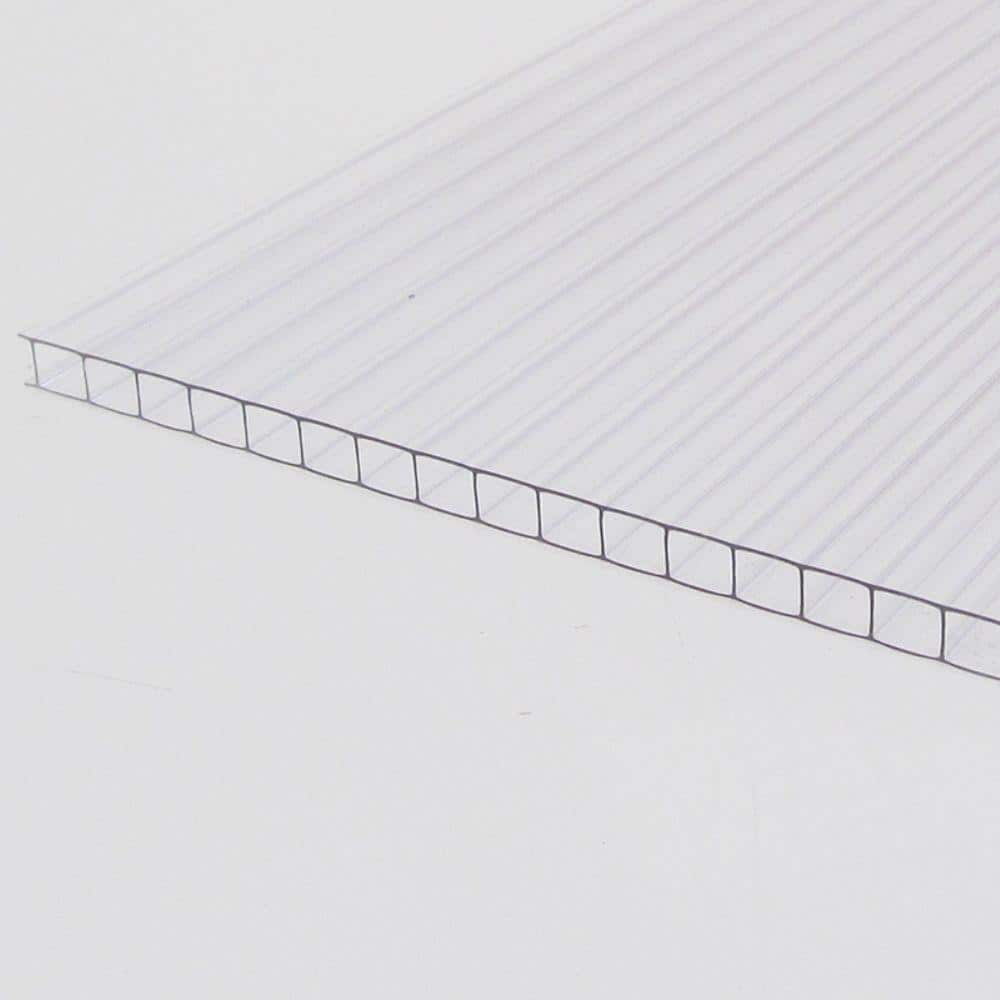Plaque polycarbonate transparente 3 x 1 m - Brico Dépôt