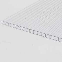 LEXAN Thermoclear 48 in. x 96 in. x 1/4 in. (6mm) Clear Multiwall Polycarbonate Sheet