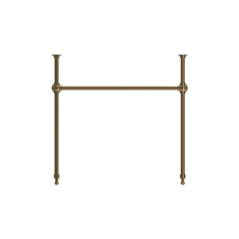 Edwardian Brushed Brass Console Sink Legs
