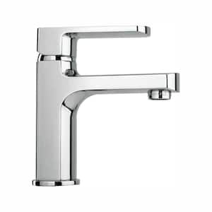 Novello Single Hole 1-Handle Low-Arc Bathroom Faucet in Chrome