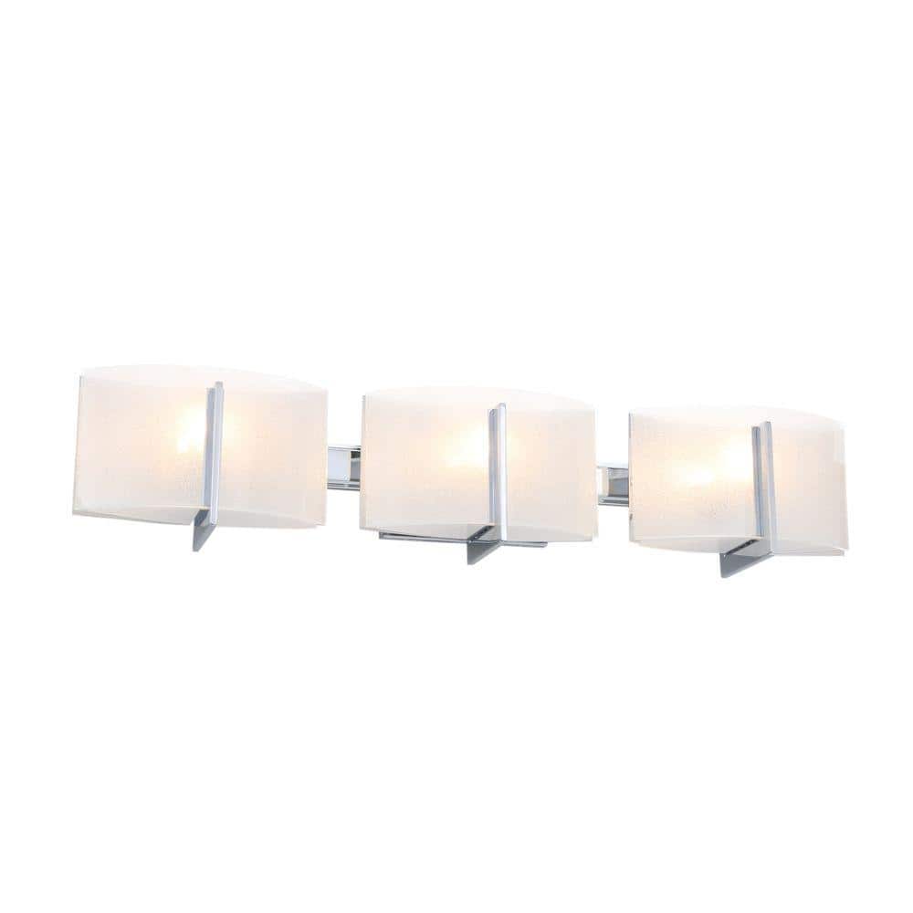 Clarte 3-Light Chrome Bath Light price history on PriceWatchPro
