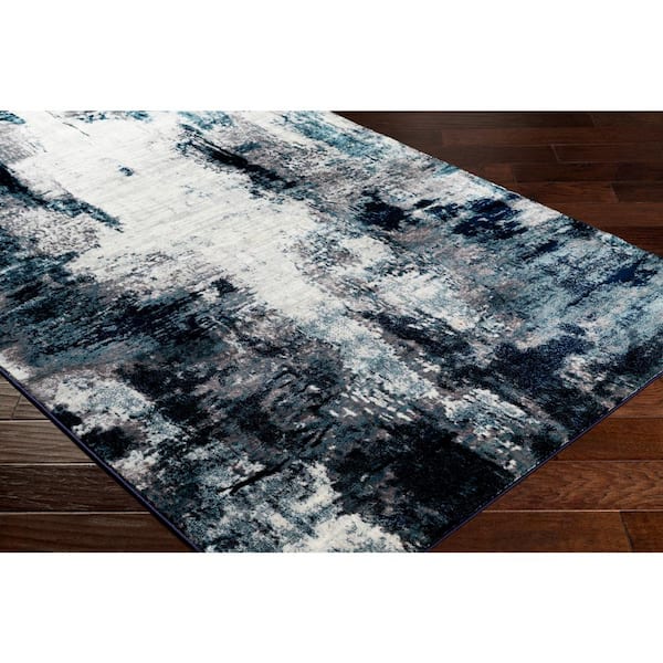 Dagda Black 7 ft. 10 in. x 10 ft. 3 in. Area Rug
