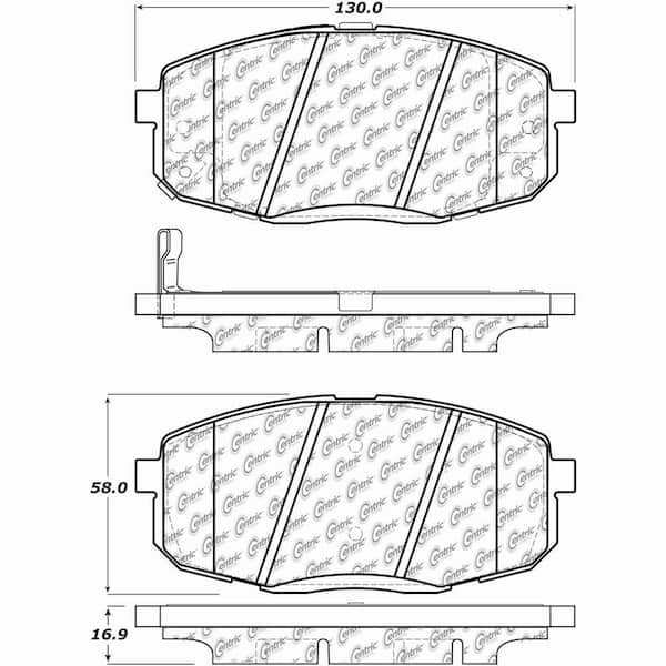 Centric Parts Disc Brake Pad Set
