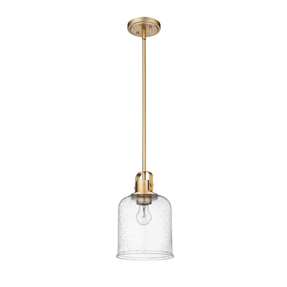 Heirloom Gold 8" Glass Globe Pendant Light