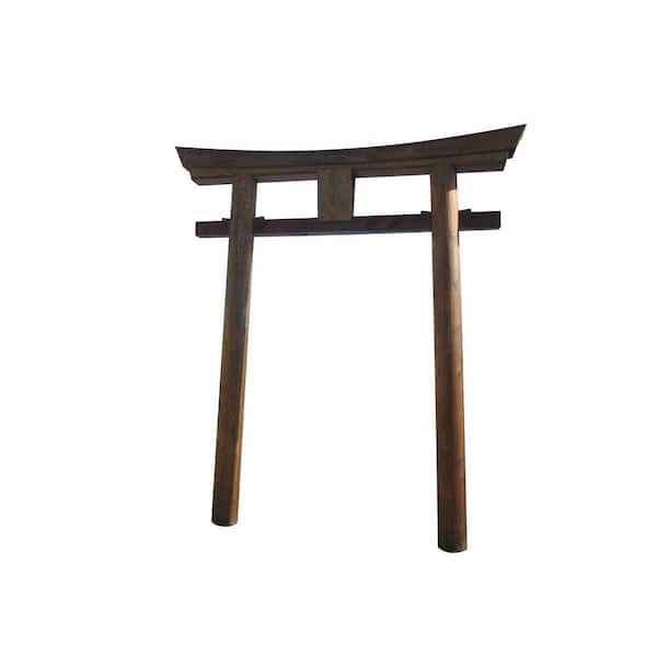 8 ft. Japanese Myojin Style Wooden Torii Gate