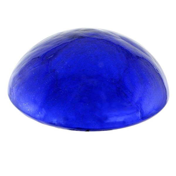 ACHLA DESIGNS Glass Toadstool Gazing Globe Ball, 9 in. Dia Cobalt Blue