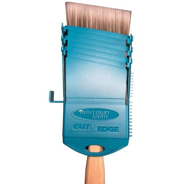 Groovie Cutting Board Brush with Scraper Edge - Justman Brush Company