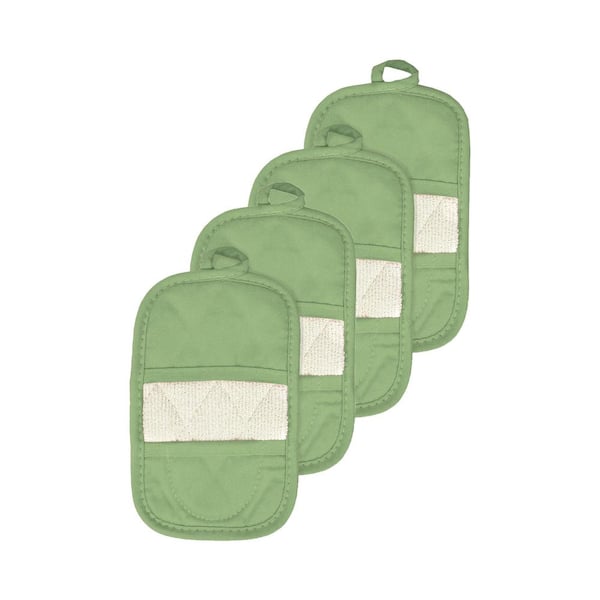 RITZ Cactus Green Royale Mitz Pot Holders (4-Pack) 056230 - The Home Depot
