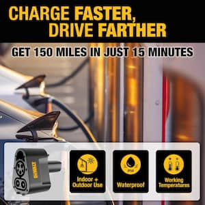 CCS1 to NACS Fast Charging Adapter All Tesla Models, 350-A, 1000-Volt, Compatible with Level 3-DC Supercharger Stations