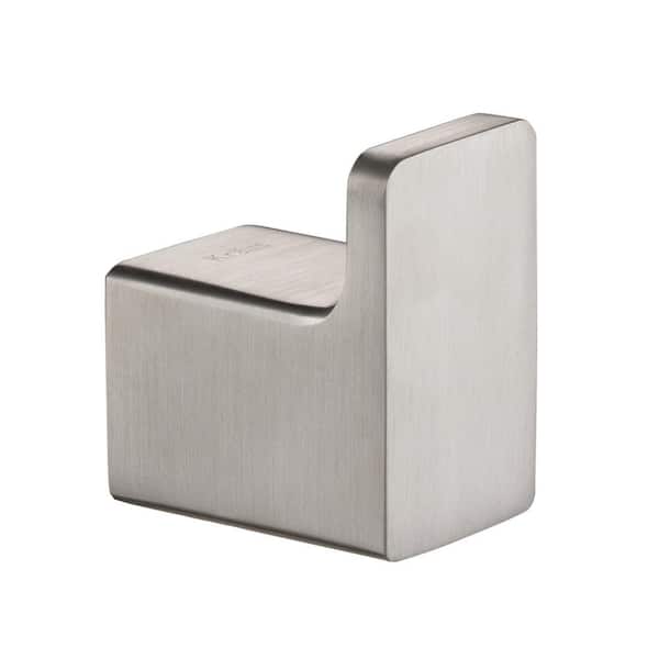 KRAUS Stelios Bathroom Robe and Towel Hook in Brushed Nickel