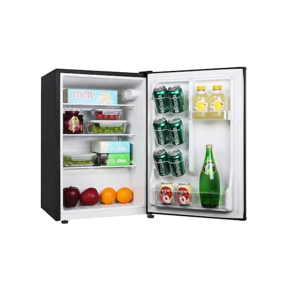 2.6 cf Compact Fridge with Black Color