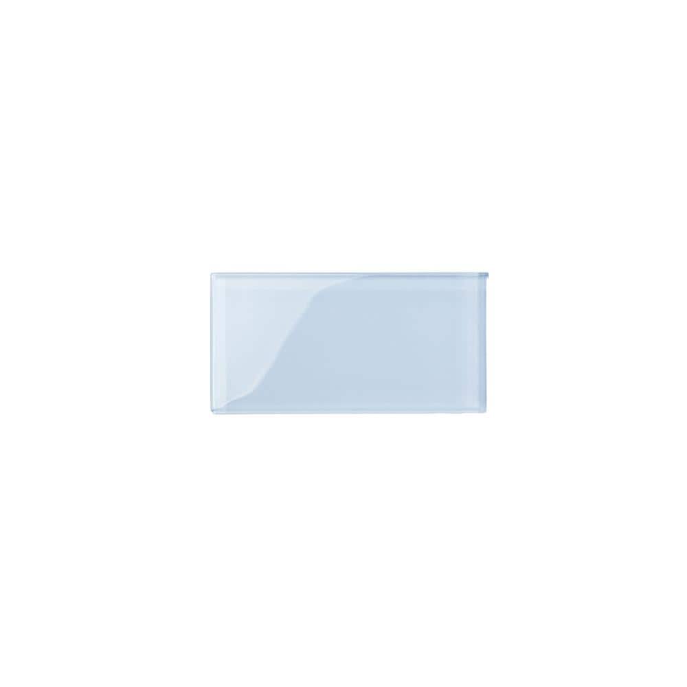 Icy Lavender Glass Subway 3 in. x 6 in. x 8mm Tile Sample price history on PriceWatchPro