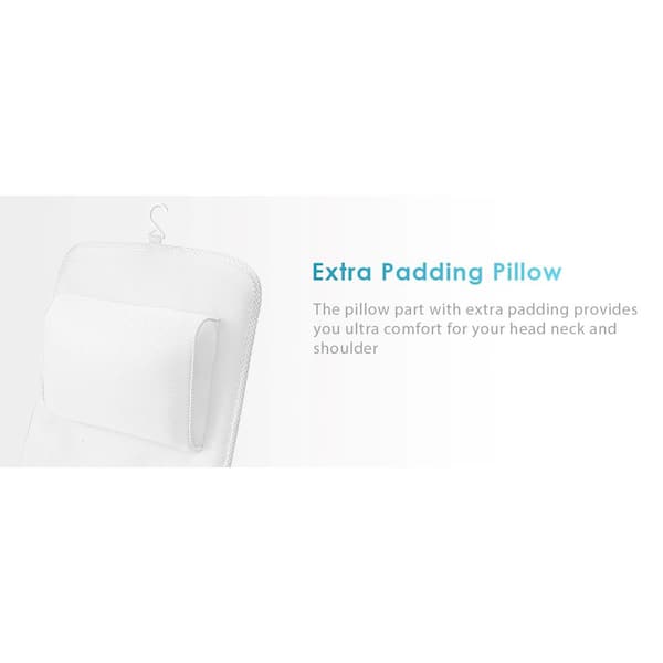 Adrinfly Luxury Full Body Bath Pillow with Lumbar Pillow