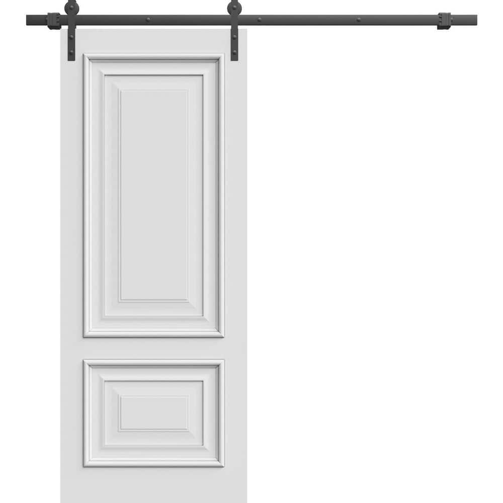 7822 42 in. x 84 in. Sold Core White Enamel Color Wood Sliding Barn Door with Hardware Kit price history on PriceWatchPro