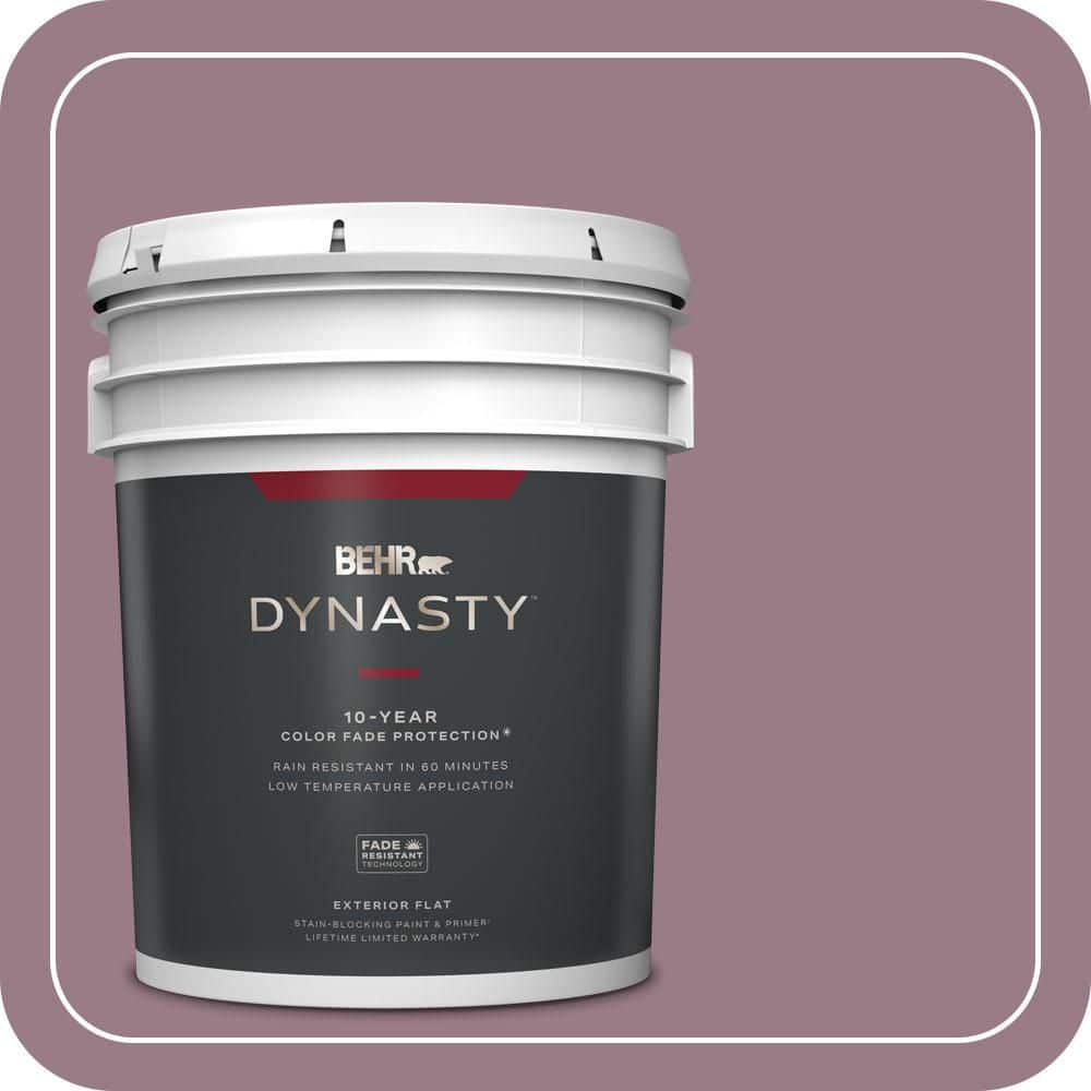 5 gal. #T15-19 Mulberry Wine Flat Exterior Stain-Blocking Paint & Primer price history on PriceWatchPro