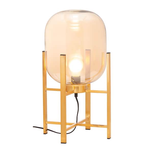 ZUO Wonderwall 20.1 in. H Gold Table Lamp