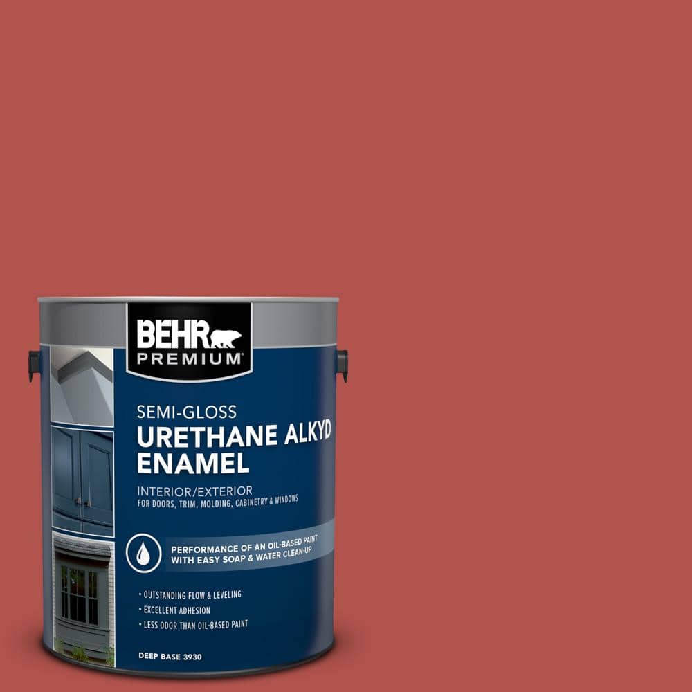 1 gal. #BIC-48 Fortune Red Urethane Alkyd Semi-Gloss Enamel Interior/Exterior Paint price history on PriceWatchPro