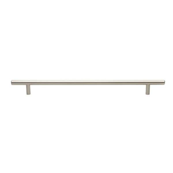 11 in. Center-to-Center Stainless Steel Finish Solid Handle Bar Pulls (10-Pack)