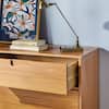 Walker Edison Sloane Mid-Century 6-Drawer Wood Dresser