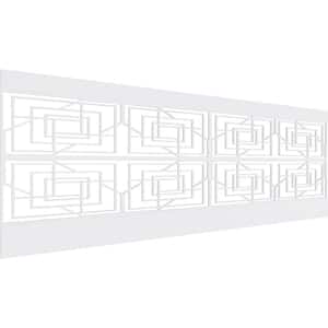 32 in. H x 94-1/2 in. W 21.04 sq. ft. Norwood PVC Wainscot Paneling Kit