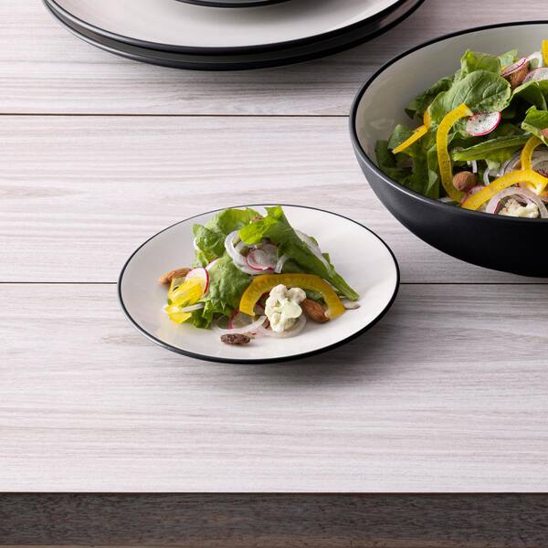 Noritake Colorwave Graphite 6.25 in. (Black) Stoneware Mini Plates