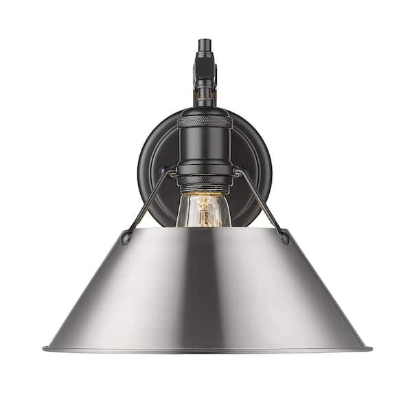 Orwell 4.875 in. 1-Light Matte Black Sconce